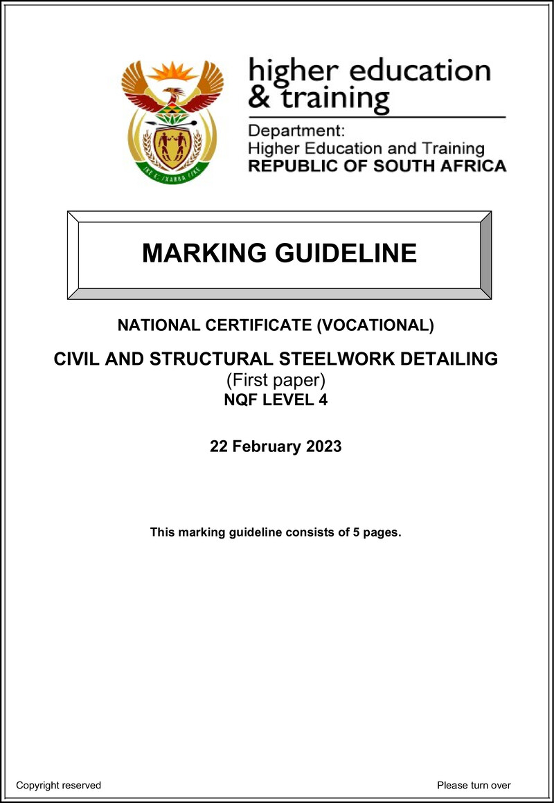 Nc440 Civil And Structural Steelwork Detailing L4 P1 Supp Memo Feb 2023 Signed Off