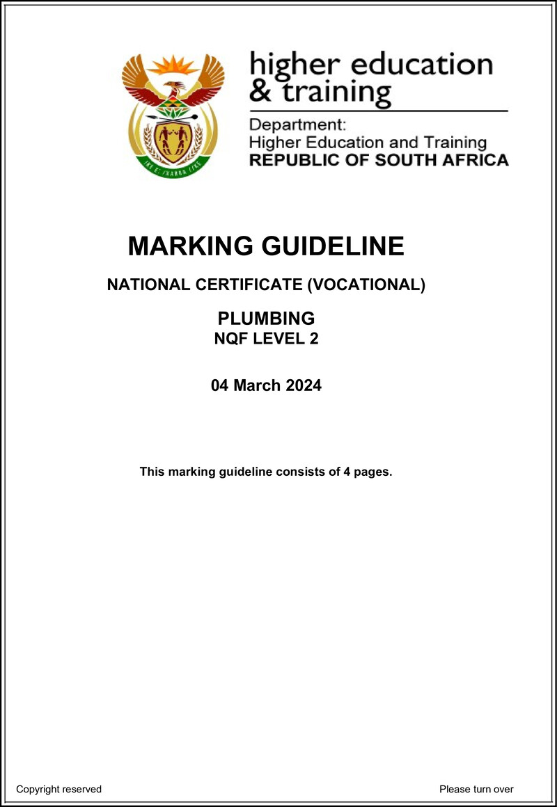 Nc2380 Plumbing L2 Memo Feb 2024