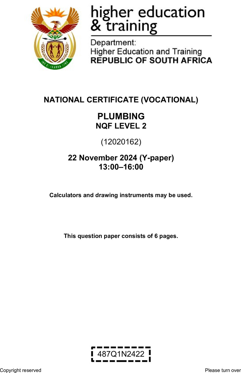 Nc2420 Plumbing L2 QP Nov 2024