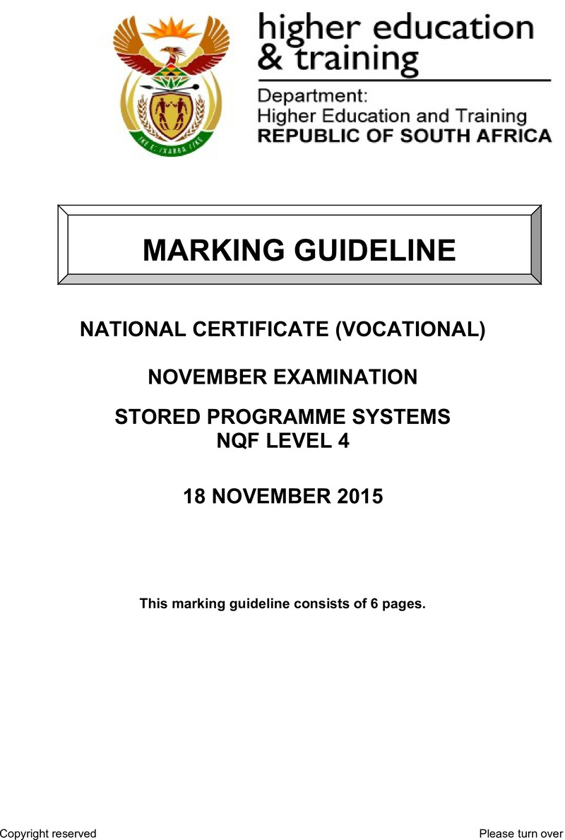 Nc2680 Stored Programme Systems L4 Memo Nov 2015
