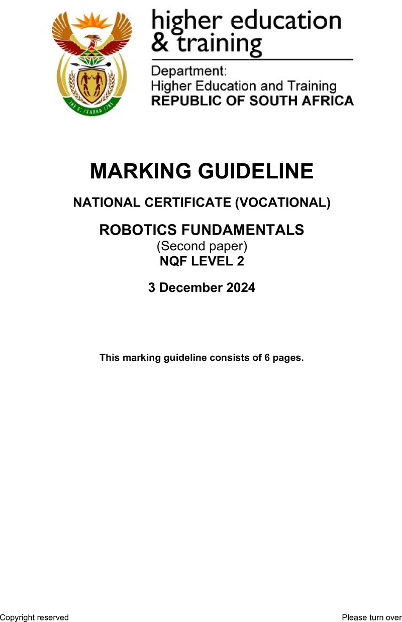 Nc2750 Robotics Fundamentals L2 P2 Memo Nov 2024