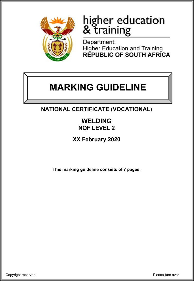 Nc2980 Welding L2 Memo Feb 2020