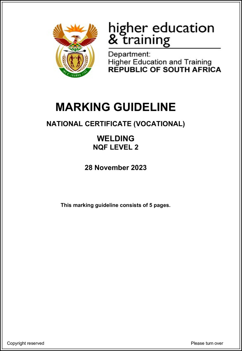 Nc2980 Welding L2 Memo Nov 2023