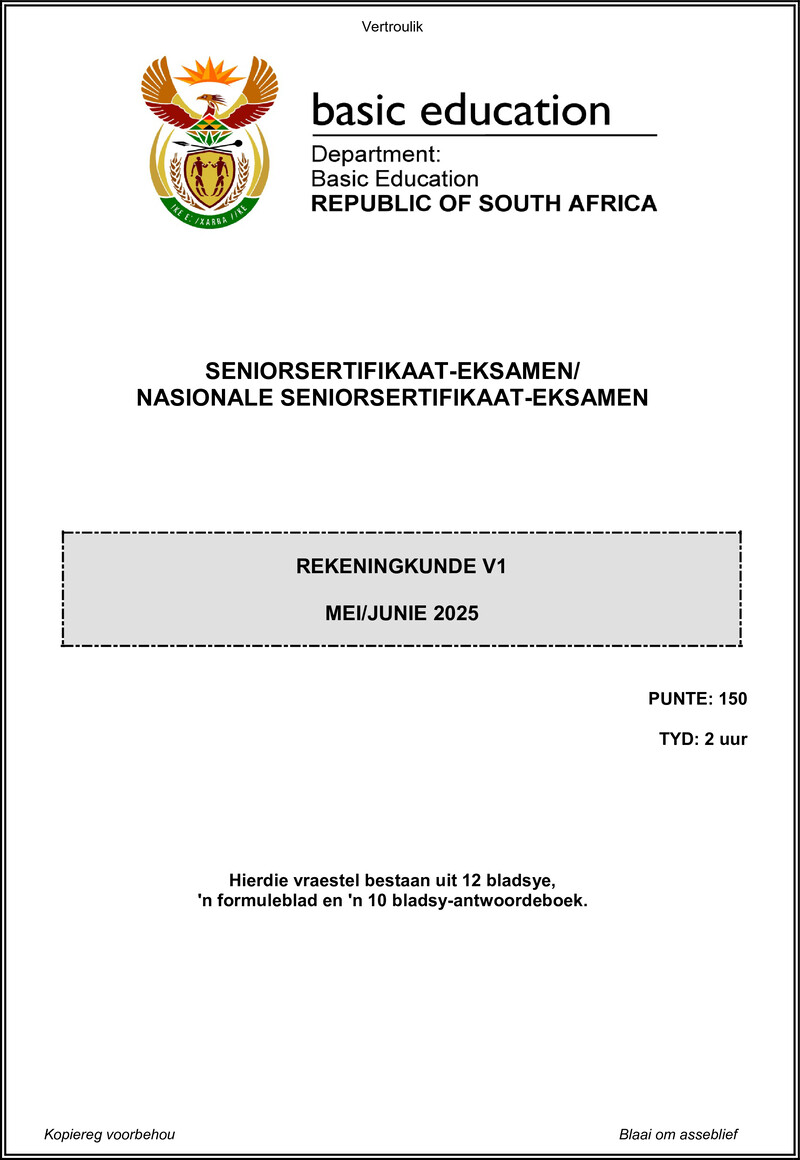 Accounting P1 May June 2025 Afr Gr12