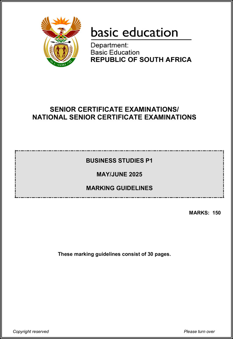 Business Studies P1 May June 2025 Mg Eng Gr12