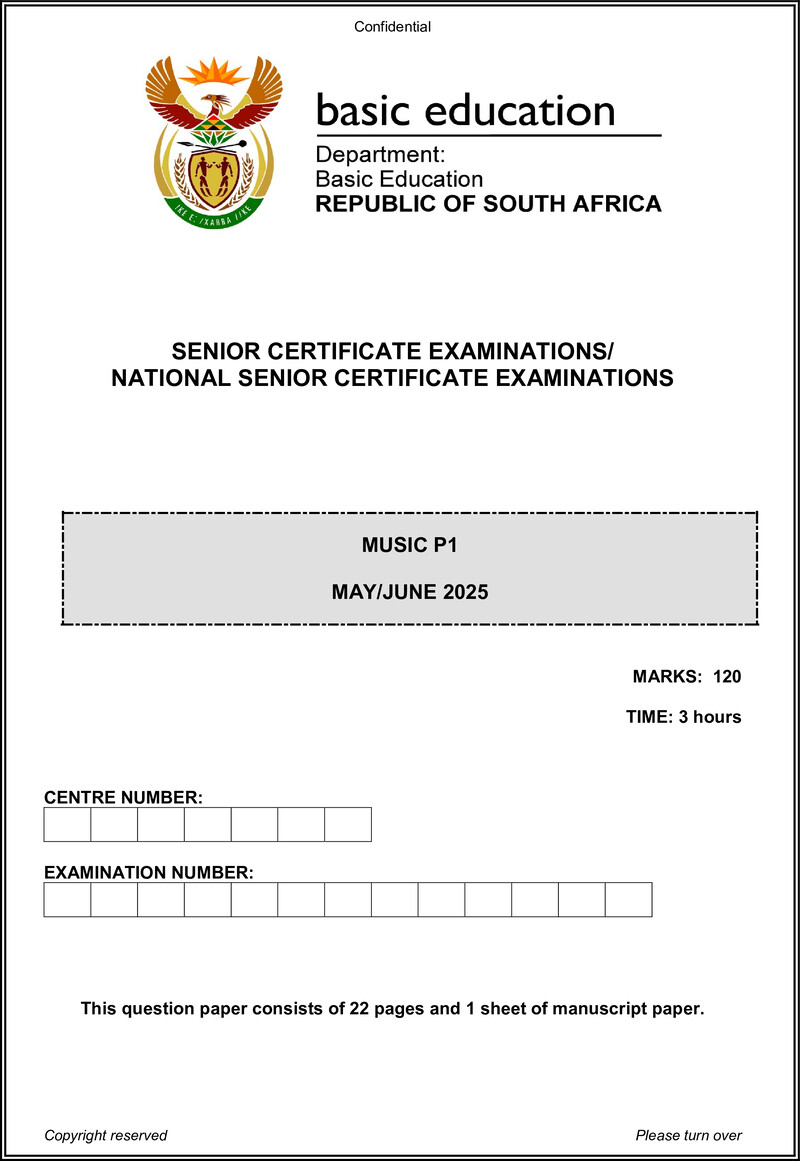 Music P1 May June 2025 Eng Gr12