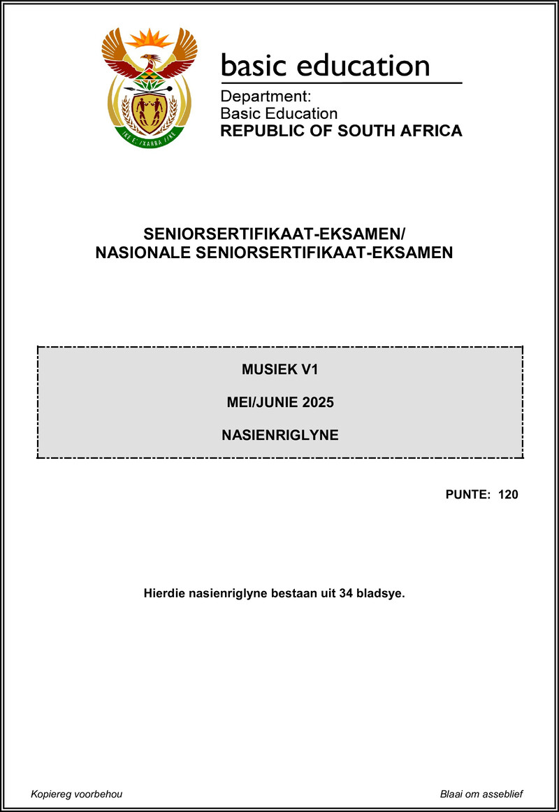 Music P1 May June 2025 Mg Afr Gr12