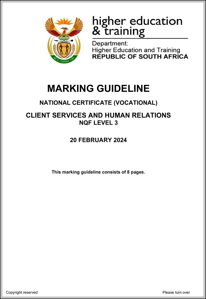 Nc470 Client Service And Human Relations L3 Memo Supp Feb 2022 Not 2024 Signed Off