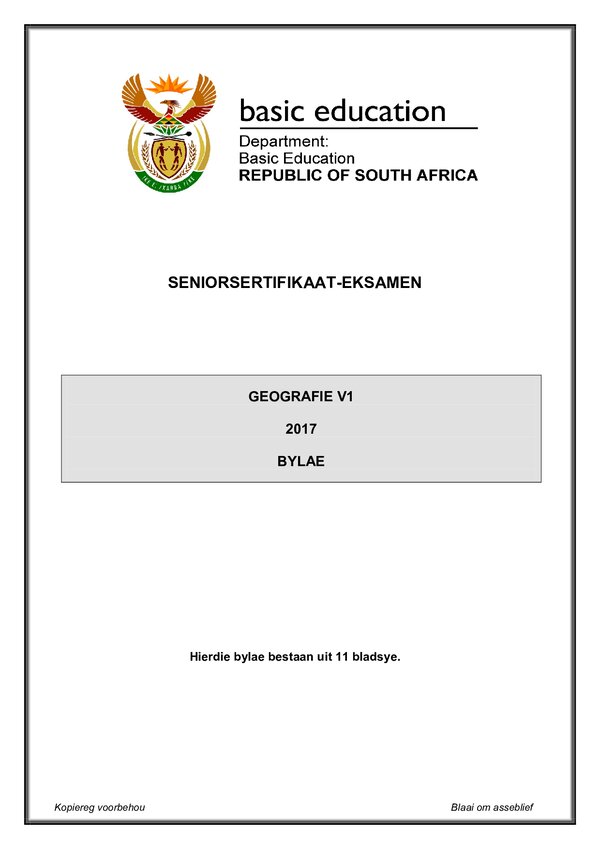 Paper 1 Annexure (Afrikaans) Gr12