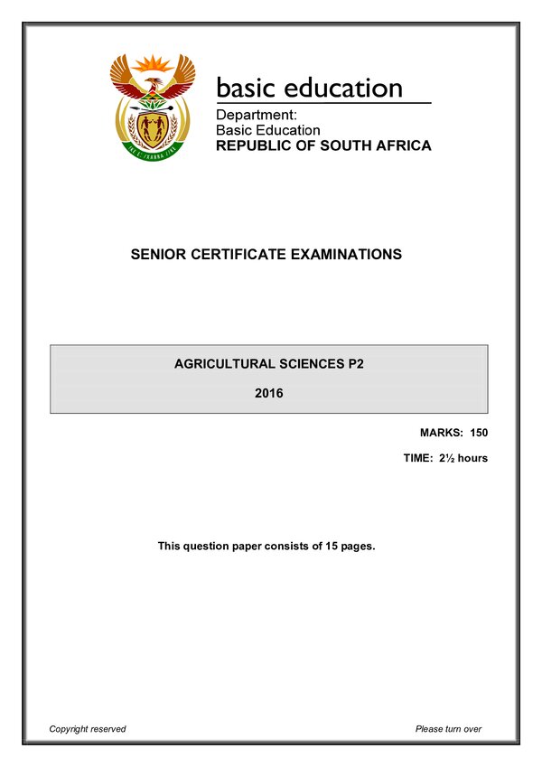 Grade 12 English past paper 2016 – Paper 2 (English) gr12