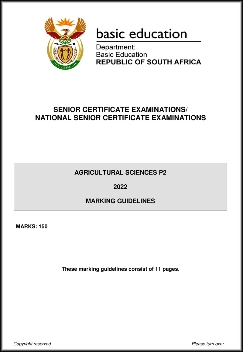 Agricultural Sciences P2 May June 2022 Mg Eng Gr12