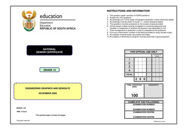 Engineering Graphics And Design P2 English