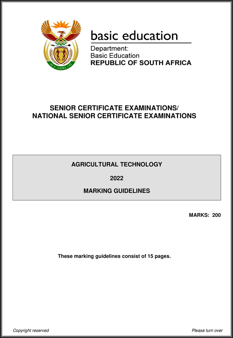 Agricultural Technology May June 2022 Mg Eng Gr12