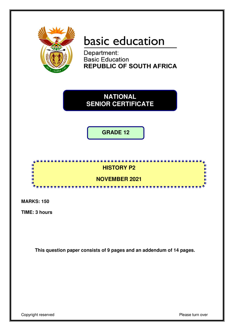 History P2 Nov 2021 Eng Gr12