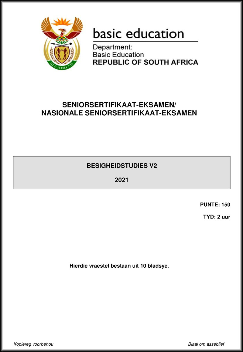 Grade 12 Business Studies past paper 2021 – business studies p2 may june 2021 afr gr12
