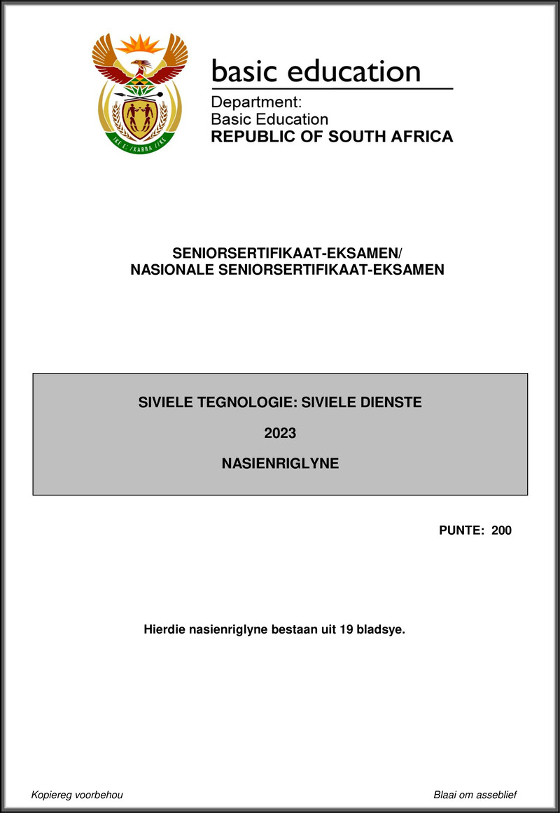 Civil Technology May June 2023 Civil Services Mg Afr Gr12