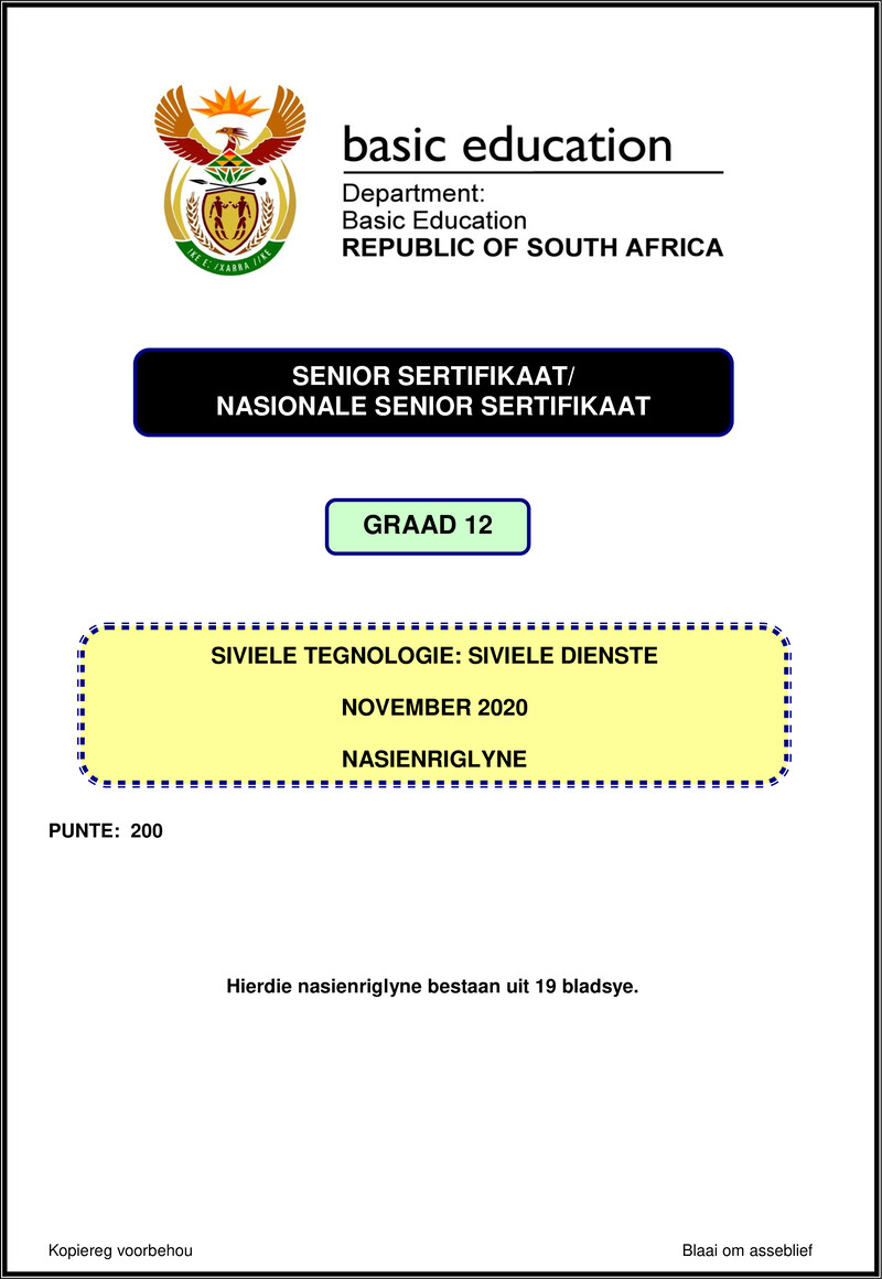 Civil Technology Nov 2020 Civil Services Memo Afr Gr12