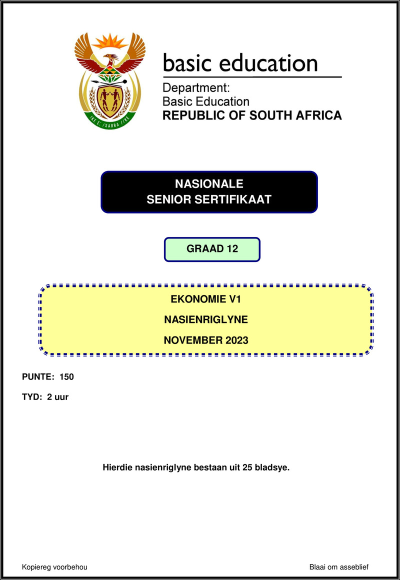 Economics P1 Nov 2023 Mg Afr Gr12