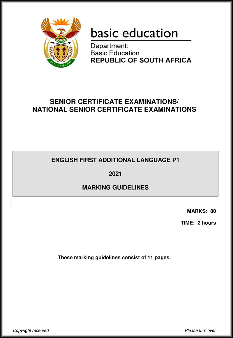 English Fal P1 May June 2021 Mg Gr12