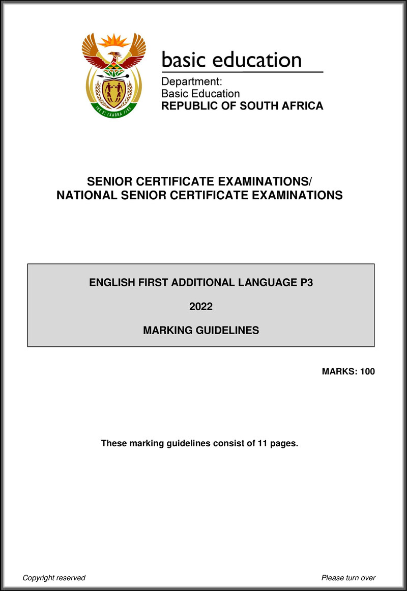Grade 12 English past paper 2021 – english fal p3 may june 2021 mg gr12