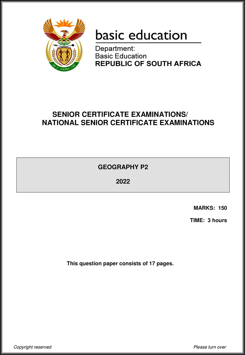 Geography P2 May June 2022 Eng Gr12