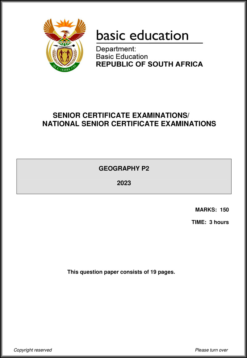 Geography P2 May June 2023 Eng Gr12
