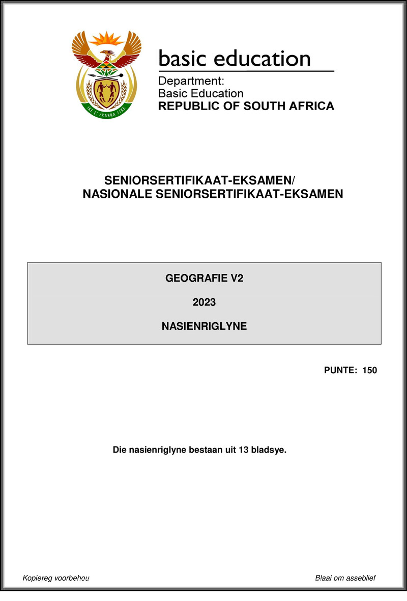 Geography P2 May June 2023 Mg Afr Gr12