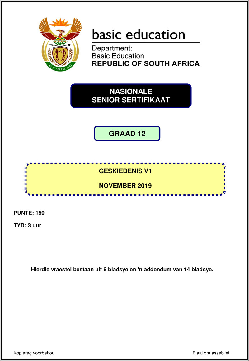 History P1 Nov 2019 Afr Gr12