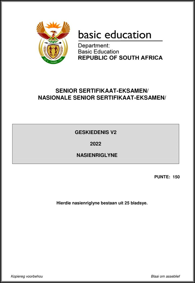 History P2 May June 2022 Mg Afr Gr12