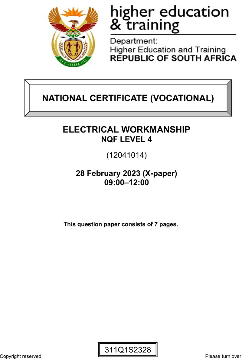 Nc950 Electrical Workmanship L4 QP Supp Feb 2023 Signed Off