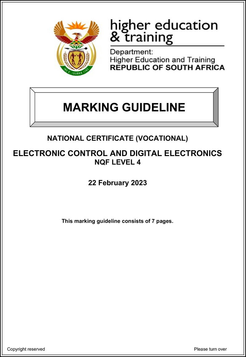 Nc980 Electronic Control And Digital Electronics L4 Memo Feb 2023 Signed Off