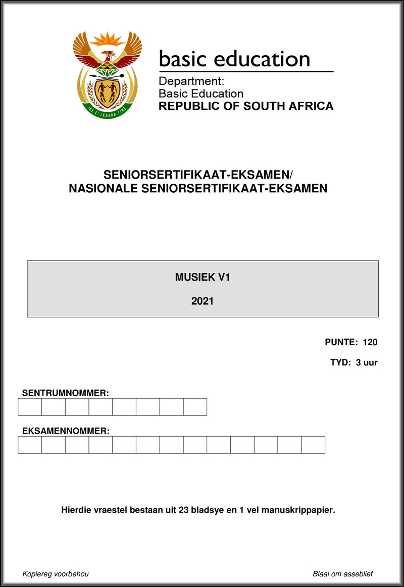 Music P1 May June 2021 Afr Gr12