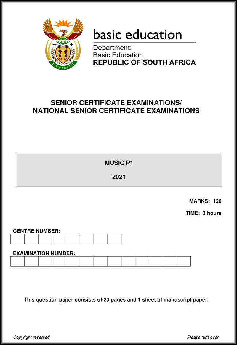 Music P1 May June 2021 Eng Gr12