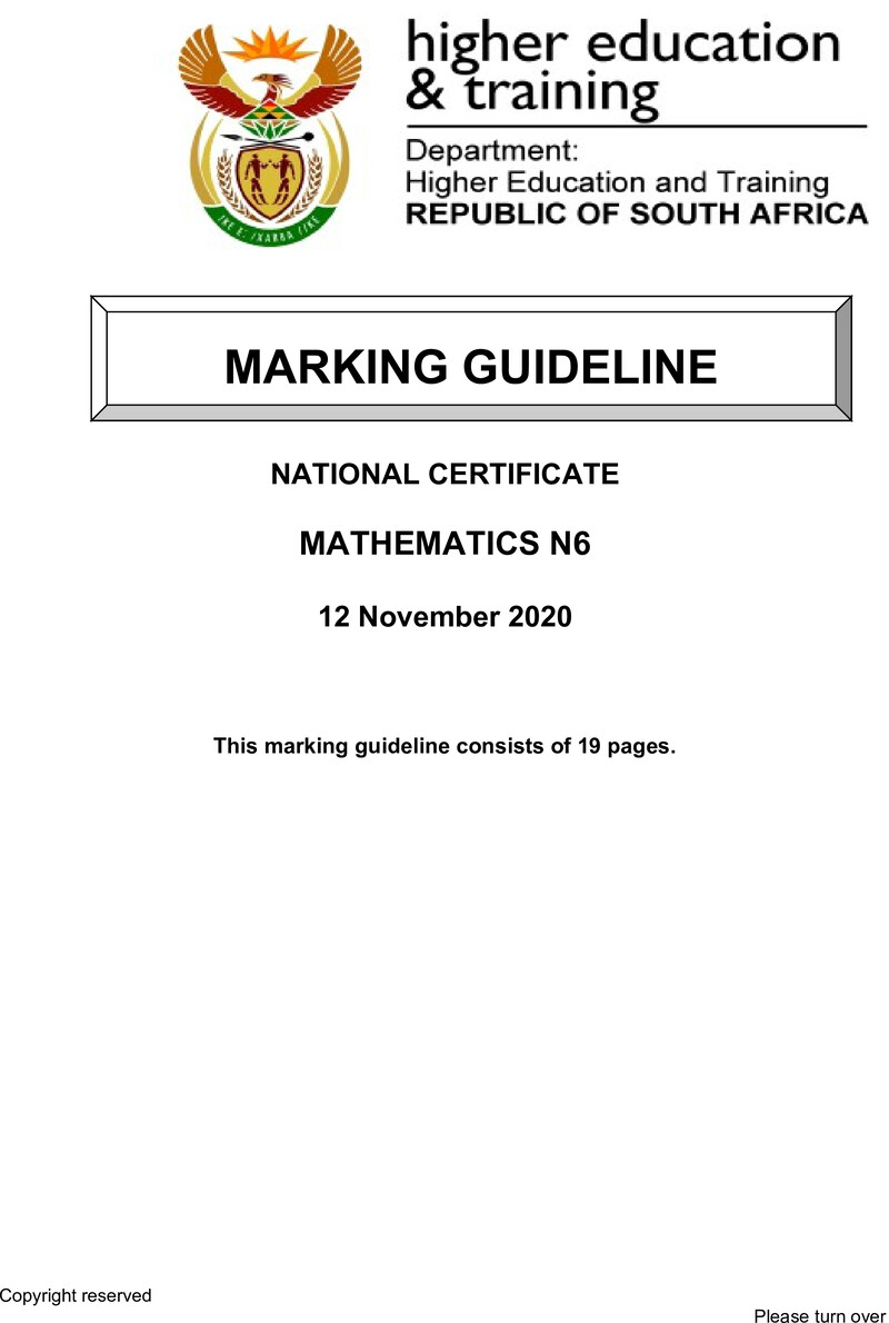 T1040 Mathematics N6 Mg 2020