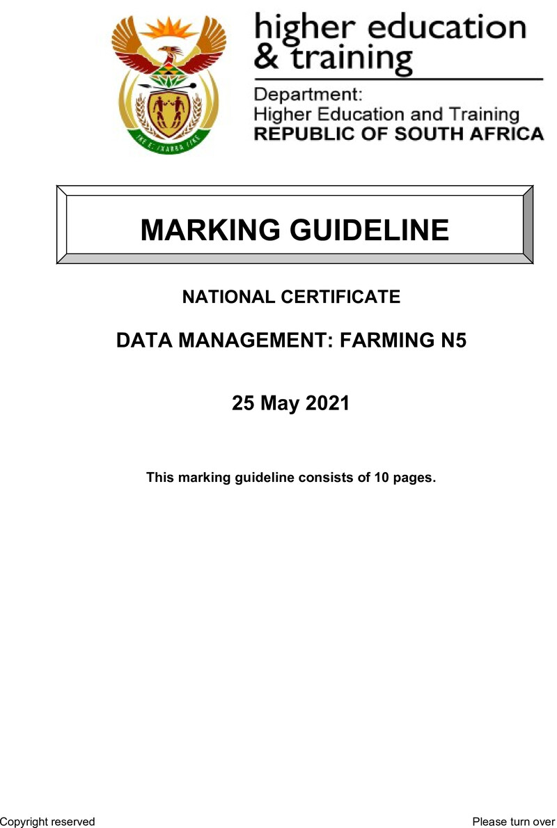 Data Management Farming N5 June MEMO 2021 preview
