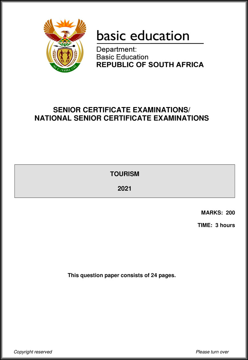 Tourism May June 2021 Eng Gr12
