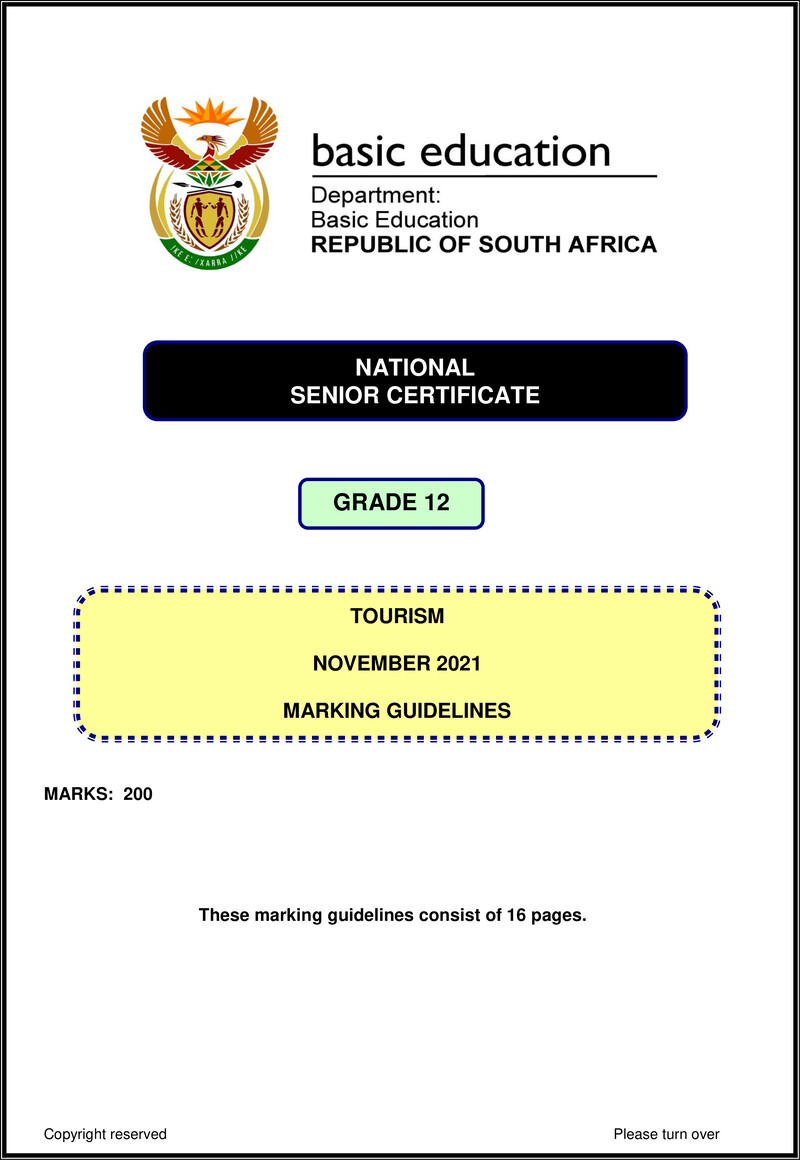 Tourism Nov 2021 Mg Eng Gr12