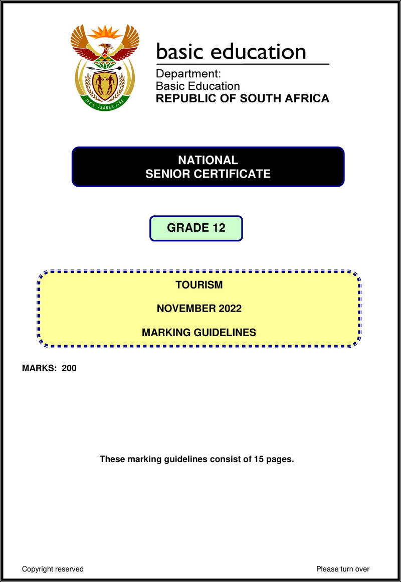Tourism Nov 2022 Mg Eng Gr12