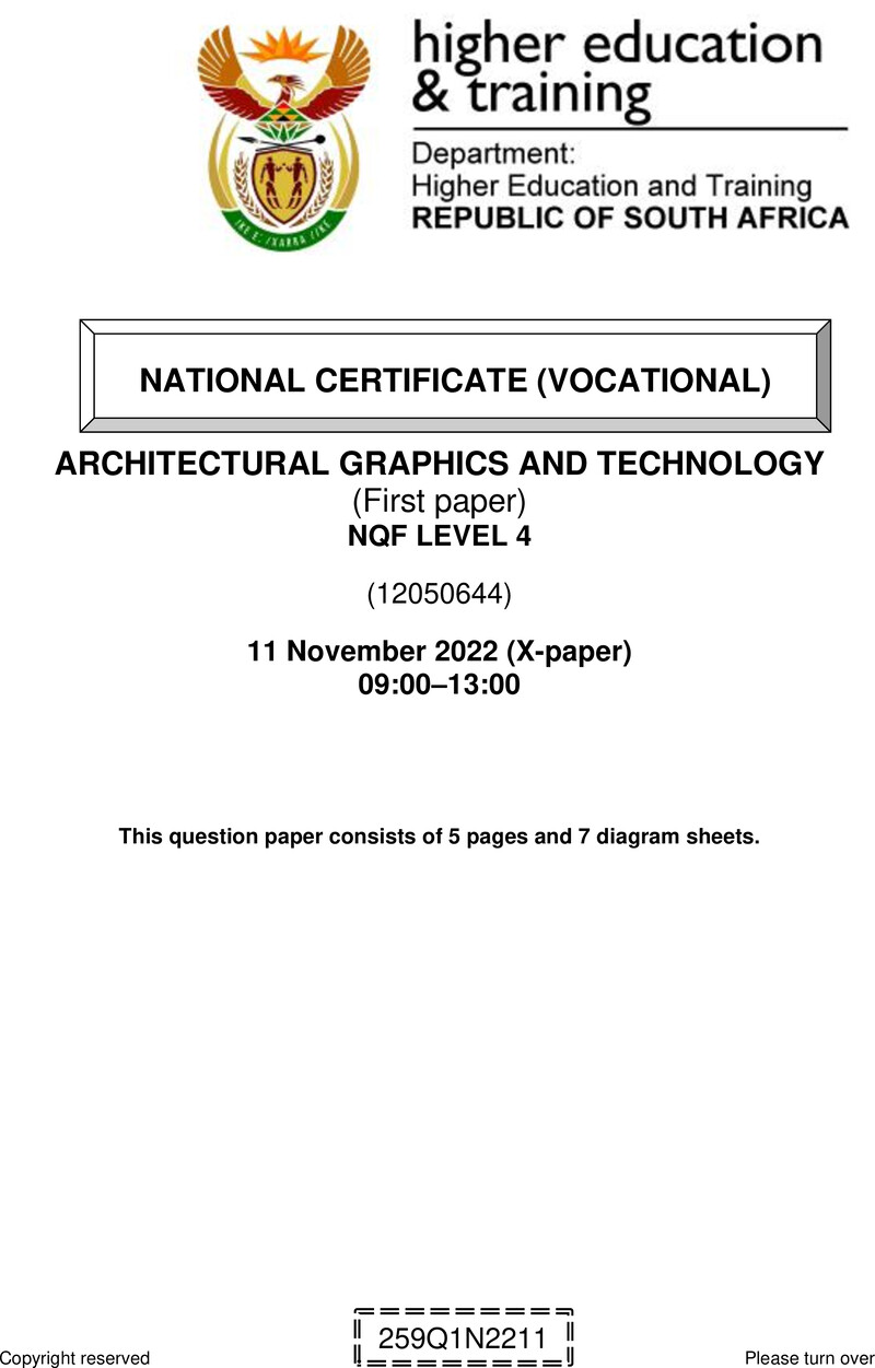 Nc270 Architectural Graphics And Technology L4 P1 QP Nov 2022 Signed Off
