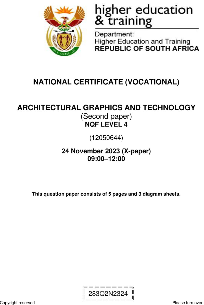 Nc280 Architectural Graphics And Technology L4 P2 QP Nov 2023 Signed Off