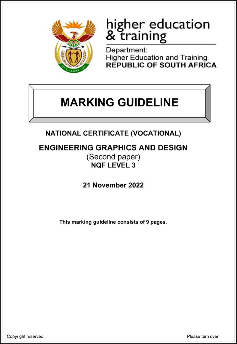 Nc1120 Engineering Graphics And Design L3 P2 Nov Memo 2022 Edited