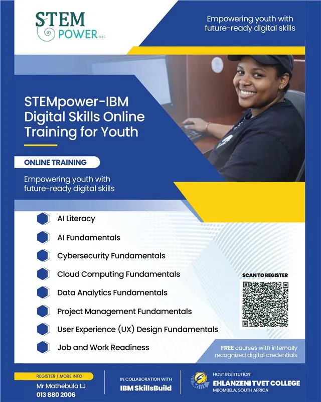 Free STEMpower-IBM Digital Skills Online Training for Youth